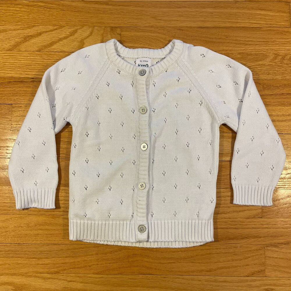 Kite White Cardigan Sweater